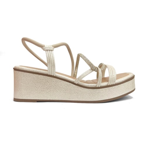 Detalhe - Sandália Mississipi Anabela Me673 Cotton