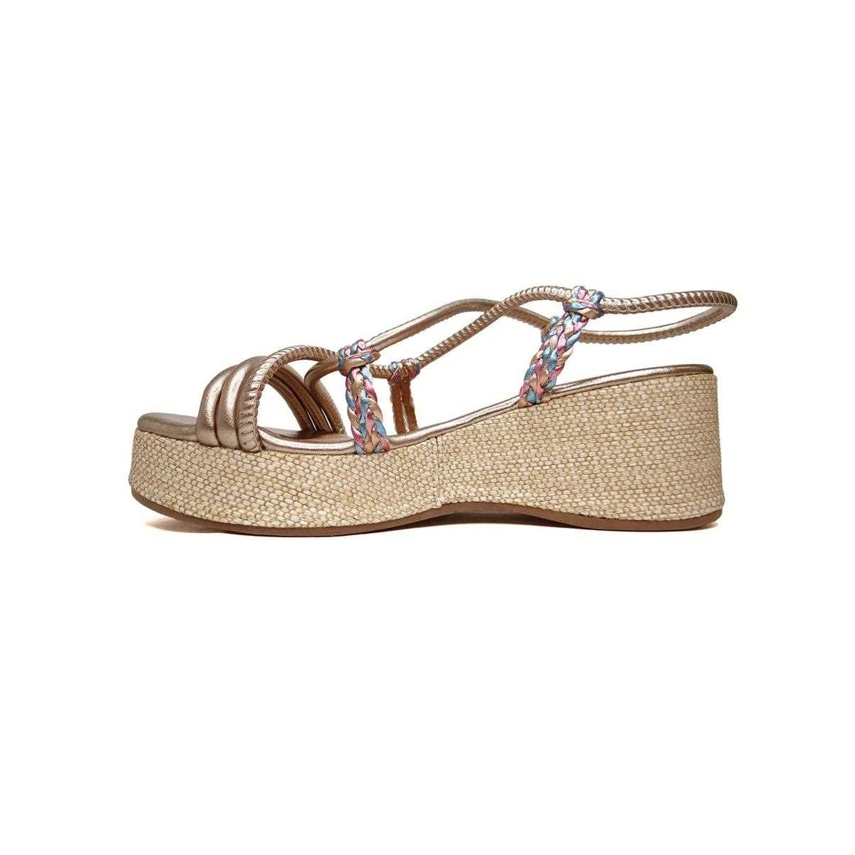 Sandália Mississipi Anabela Q9822 Metal Quartzo Sandália Mississipi Anabela Q9822 Metal Quartzo