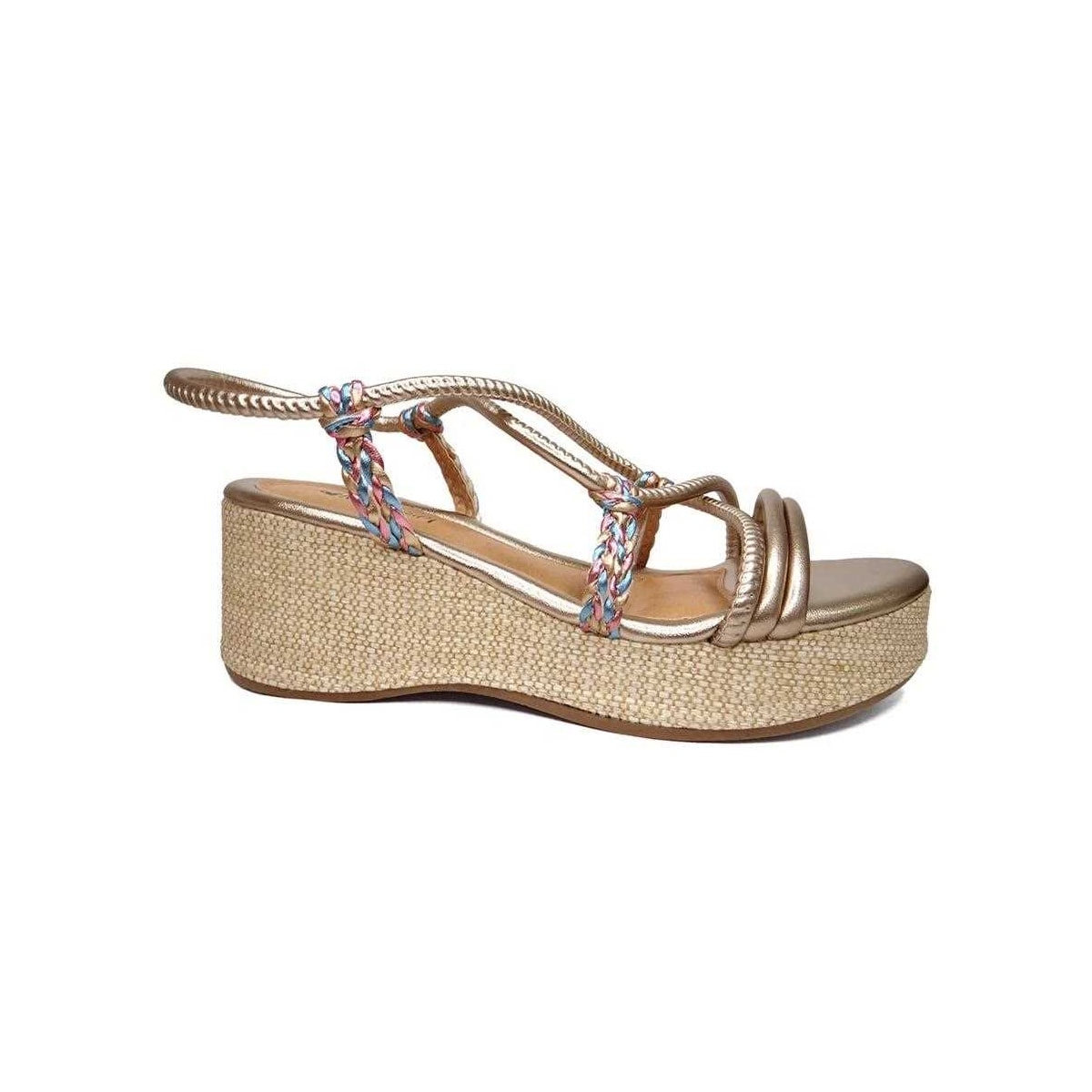 Sandália Mississipi Anabela Q9822 Metal Quartzo Sandália Mississipi Anabela Q9822 Metal Quartzo