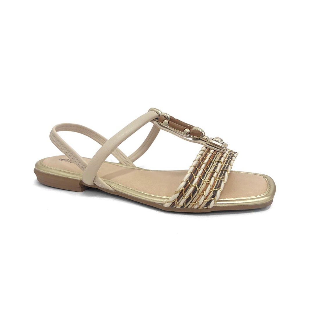 Sandália Mississipi Feminina Rasteira Mf302 Cotton