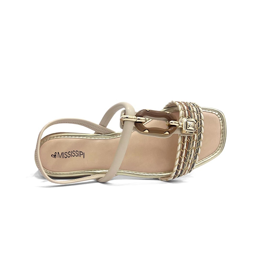Sandália Mississipi Feminina Rasteira Mf302 Cotton
