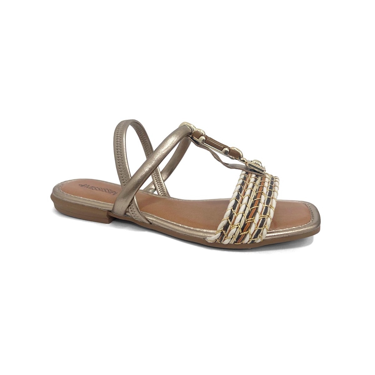 Sandália Mississipi Feminina Rasteira Mf302 Quartz Sandália Mississipi Feminina Rasteira Mf302 Quartz