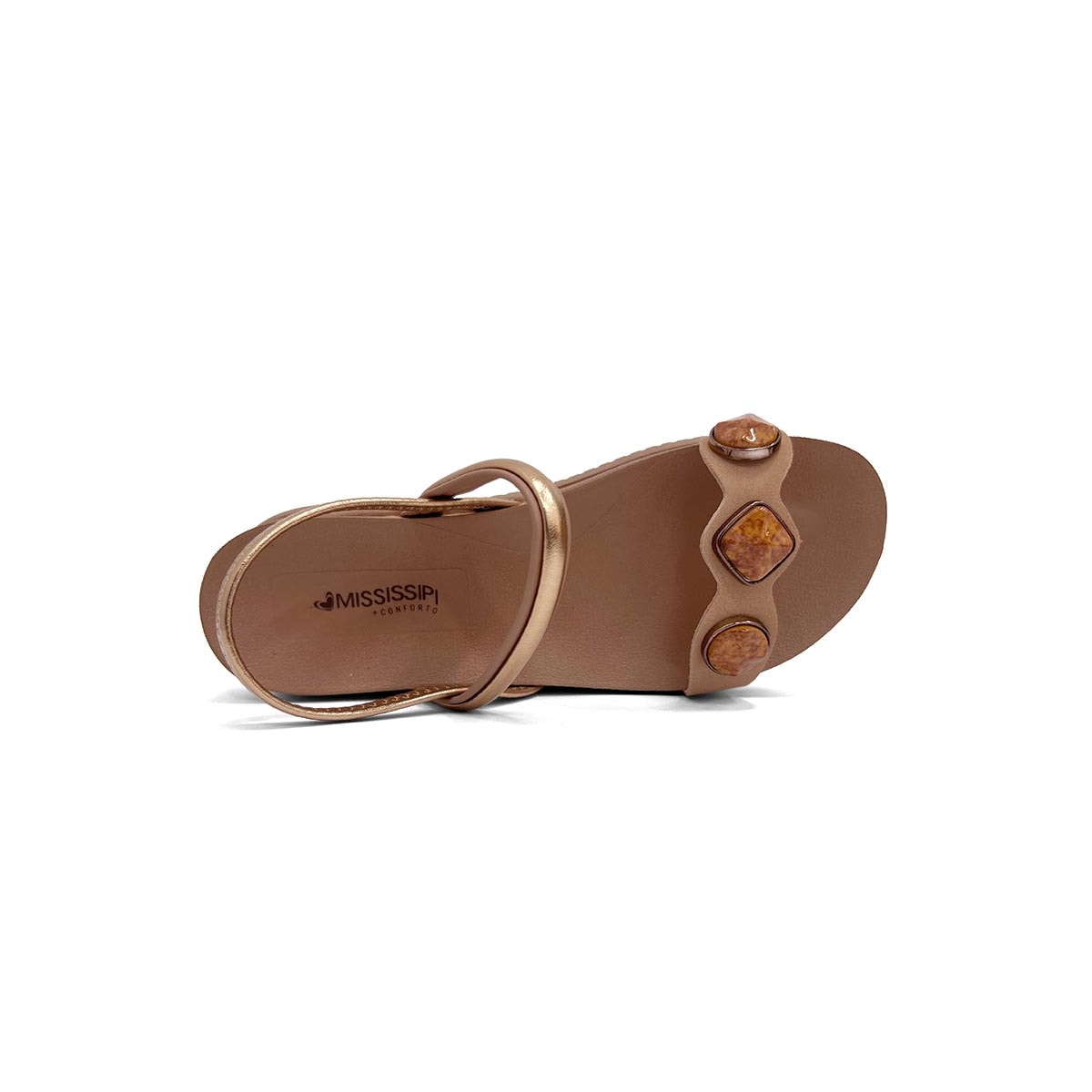Sandália Mississipi Papete Birken Mf193 Amendoa Sandália Mississipi Papete Birken Mf193 Amendoa