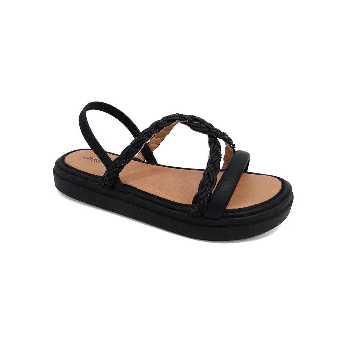 Sandália Mississipi Papete Flat Ma043 Preto Sandália Mississipi Papete Flat Ma043 Preto