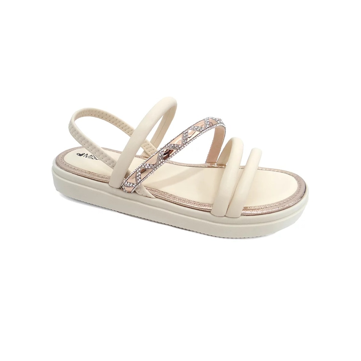 Sandália Mississipi Papete Flat Ma401 (11) Baunilha Sandália Mississipi Papete Flat Ma401 (11) Baunilha