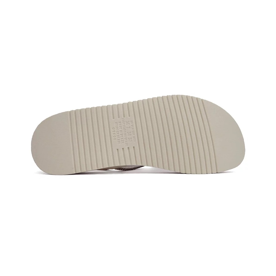 Sandália Mississipi Papete Flat Mi713 Baunilha Sandália Mississipi Papete Flat Mi713 Baunilha
