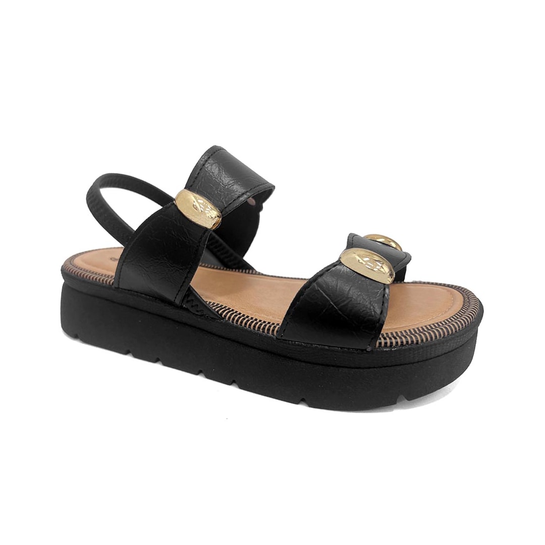 Sandália Mississipi Papete Flat Plataforma Mf992 Preto Sandália Mississipi Papete Flat Plataforma Mf992 Preto