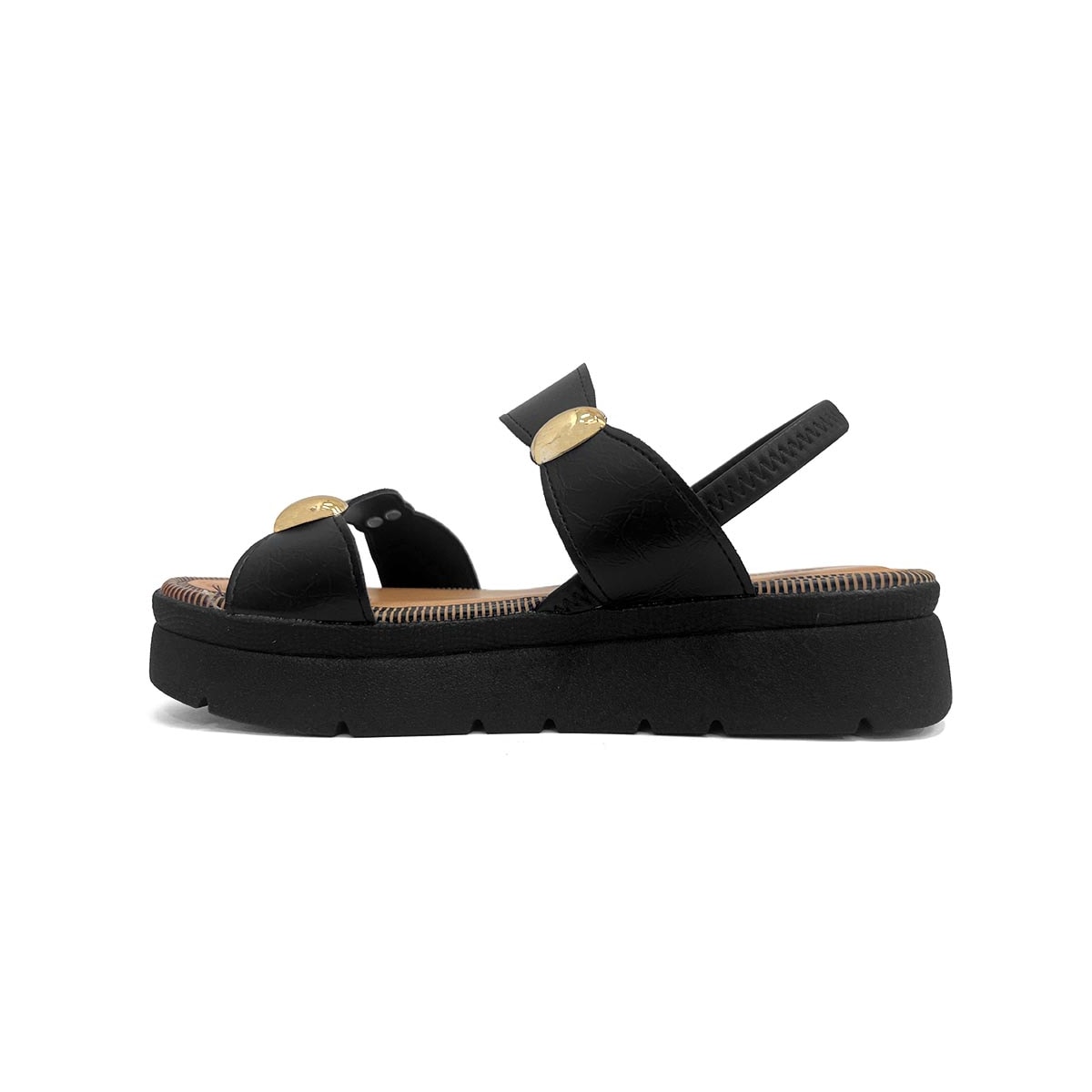 Sandália Mississipi Papete Flat Plataforma Mf992 Preto Sandália Mississipi Papete Flat Plataforma Mf992 Preto