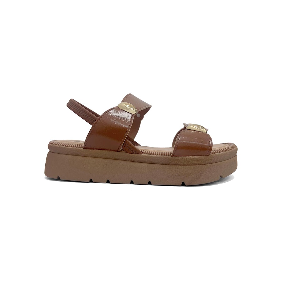 Sandália Mississipi Papete Flat Plataforma Mf992 Tabaco Sandália Mississipi Papete Flat Plataforma Mf992 Tabaco