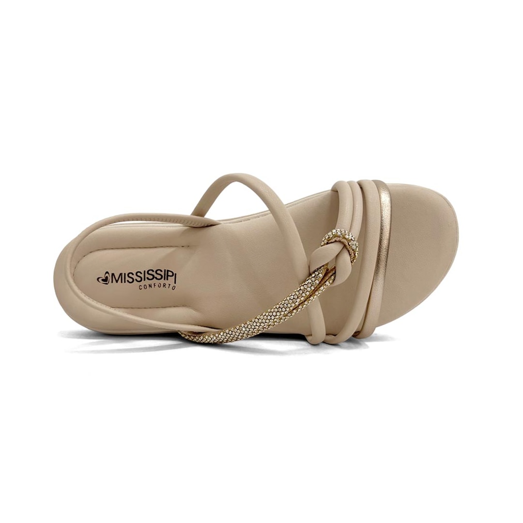 Sandália Mississipi Papete Flatform Mb512 Quartzo