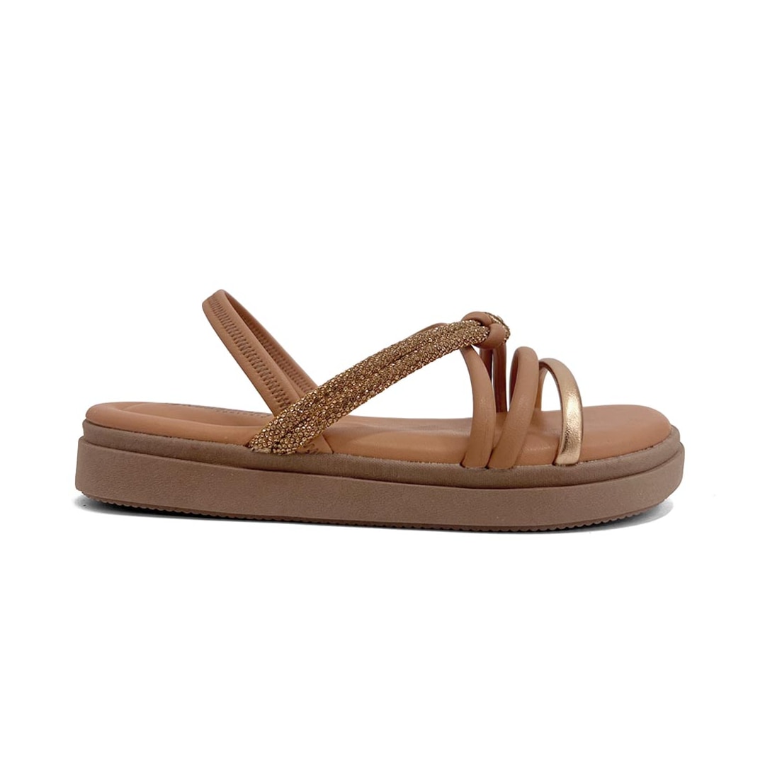Sandália Mississipi Papete Flatform Mb512 Rose