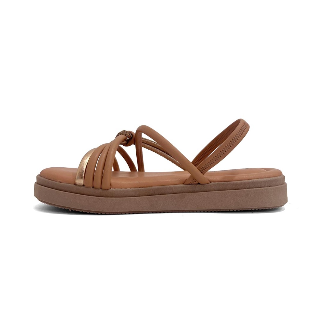 Sandália Mississipi Papete Flatform Mb512 Rose