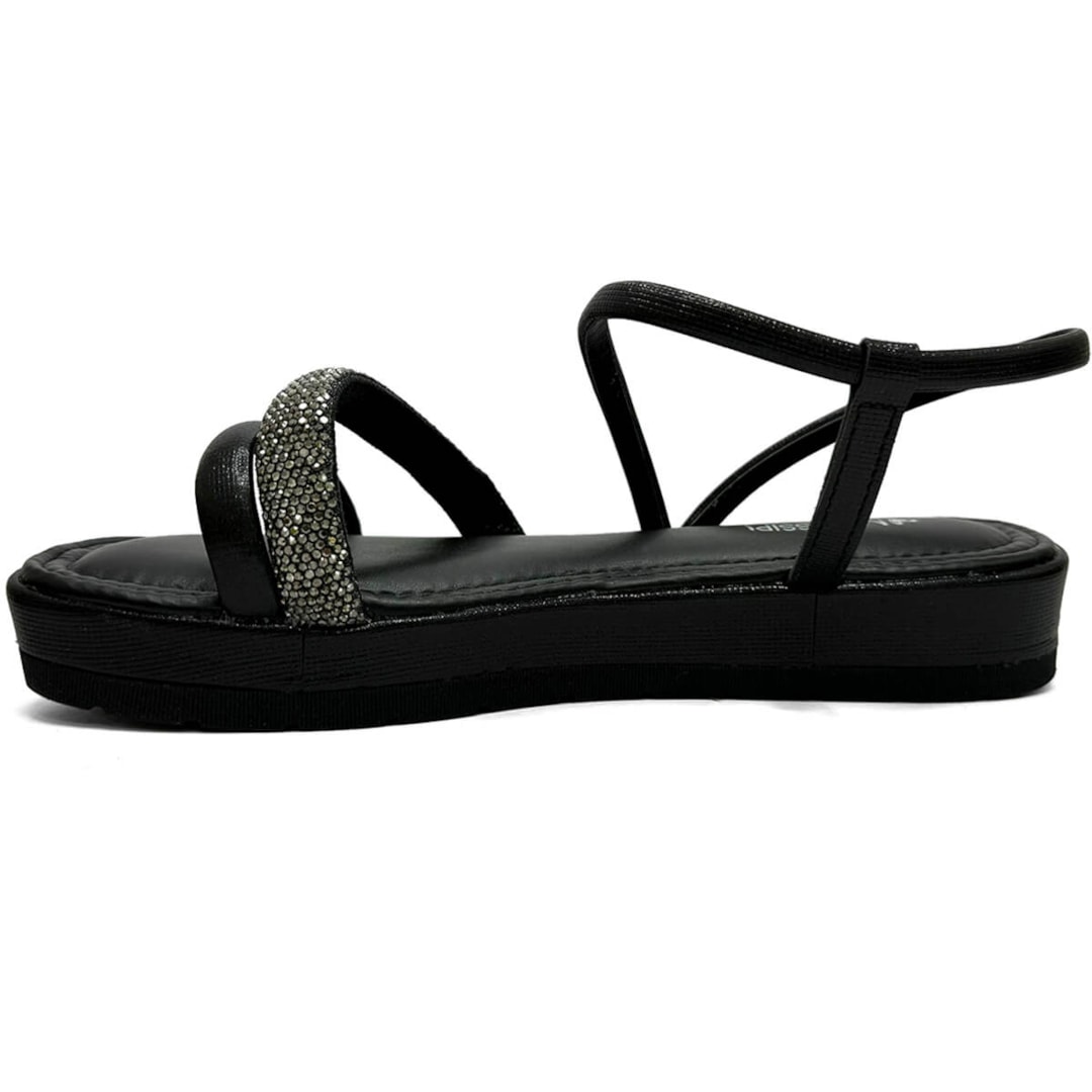Sandália Mississipi Papete Flatform Mb812 Preto