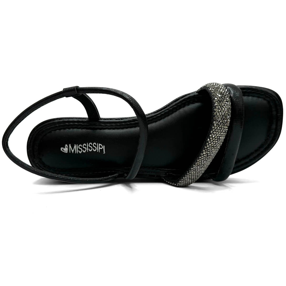 Sandália Mississipi Papete Flatform Mb812 Preto