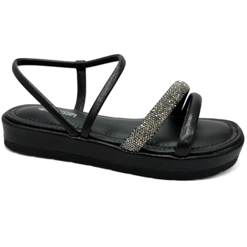 Sandália Mississipi Papete Flatform Mb812 Preto