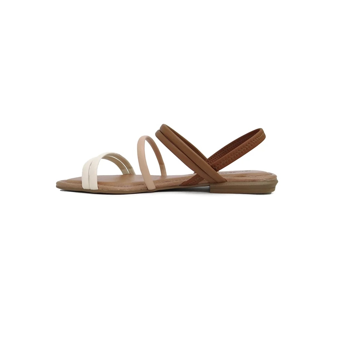 Sandália Mississipi Rasteira Feminina Q4934 Baunilha Sandália Mississipi Rasteira Feminina Q4934 Baunilha