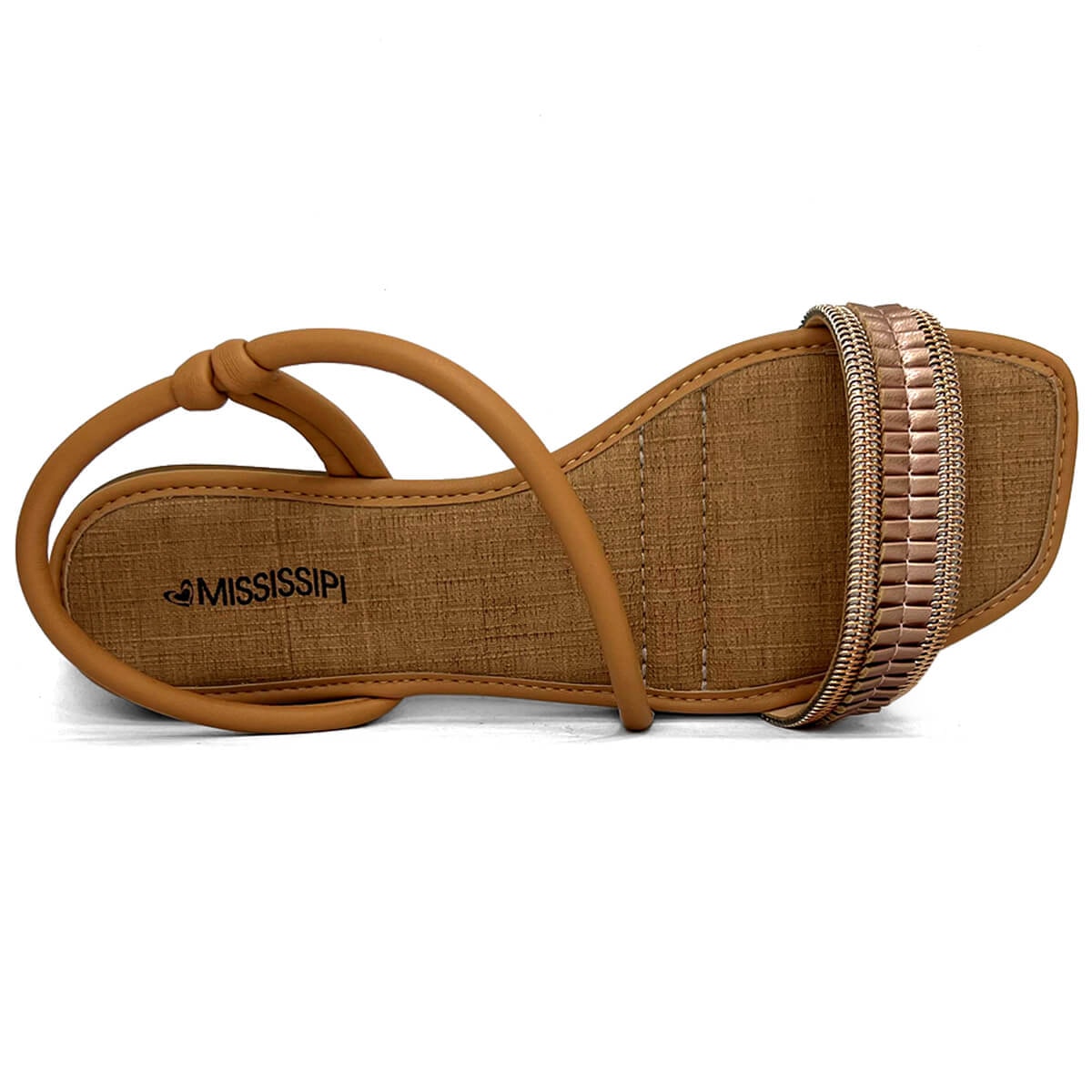 Sandália Mississipi Rasteira Mb181 Rose Sandália Mississipi Rasteira Mb181 Rose