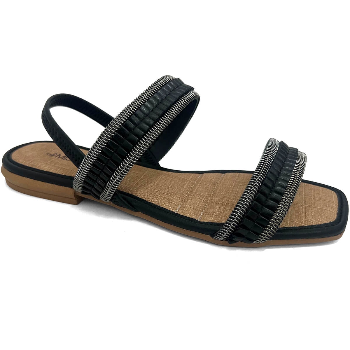 Sandália Mississipi Rasteira Mb182 Preto Sandália Mississipi Rasteira Mb182 Preto