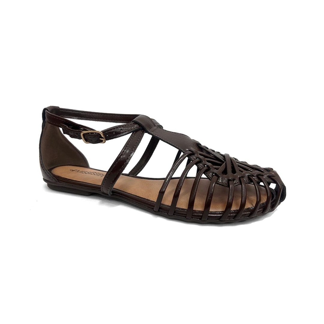 Sandália Mississipi Rasteira Mf561 Cacau Sandália Mississipi Rasteira Mf561 Cacau