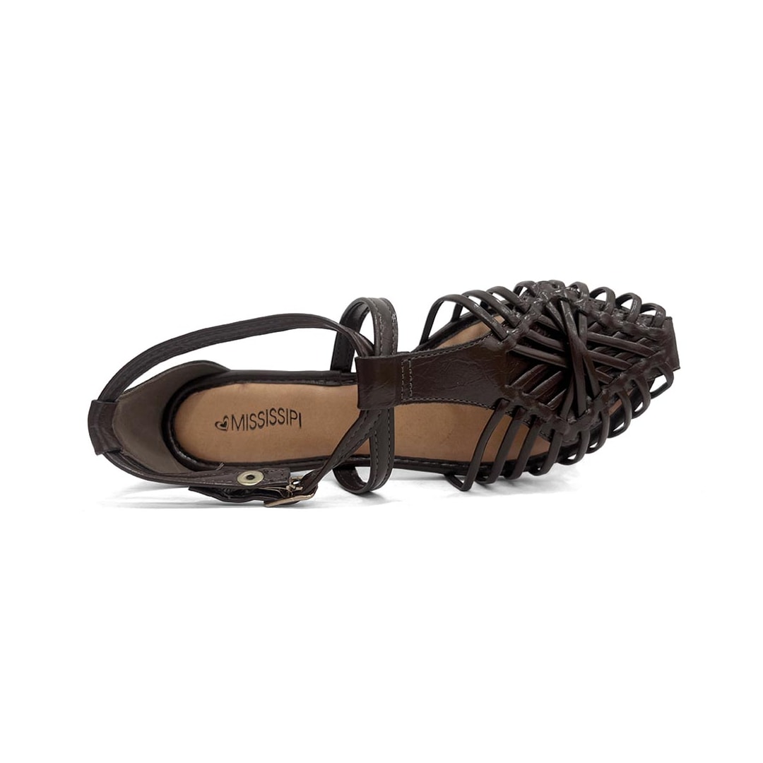 Sandália Mississipi Rasteira Mf561 Cacau