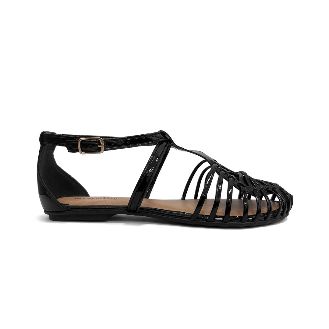 Sandália Mississipi Rasteira Mf561 Preto Sandália Mississipi Rasteira Mf561 Preto