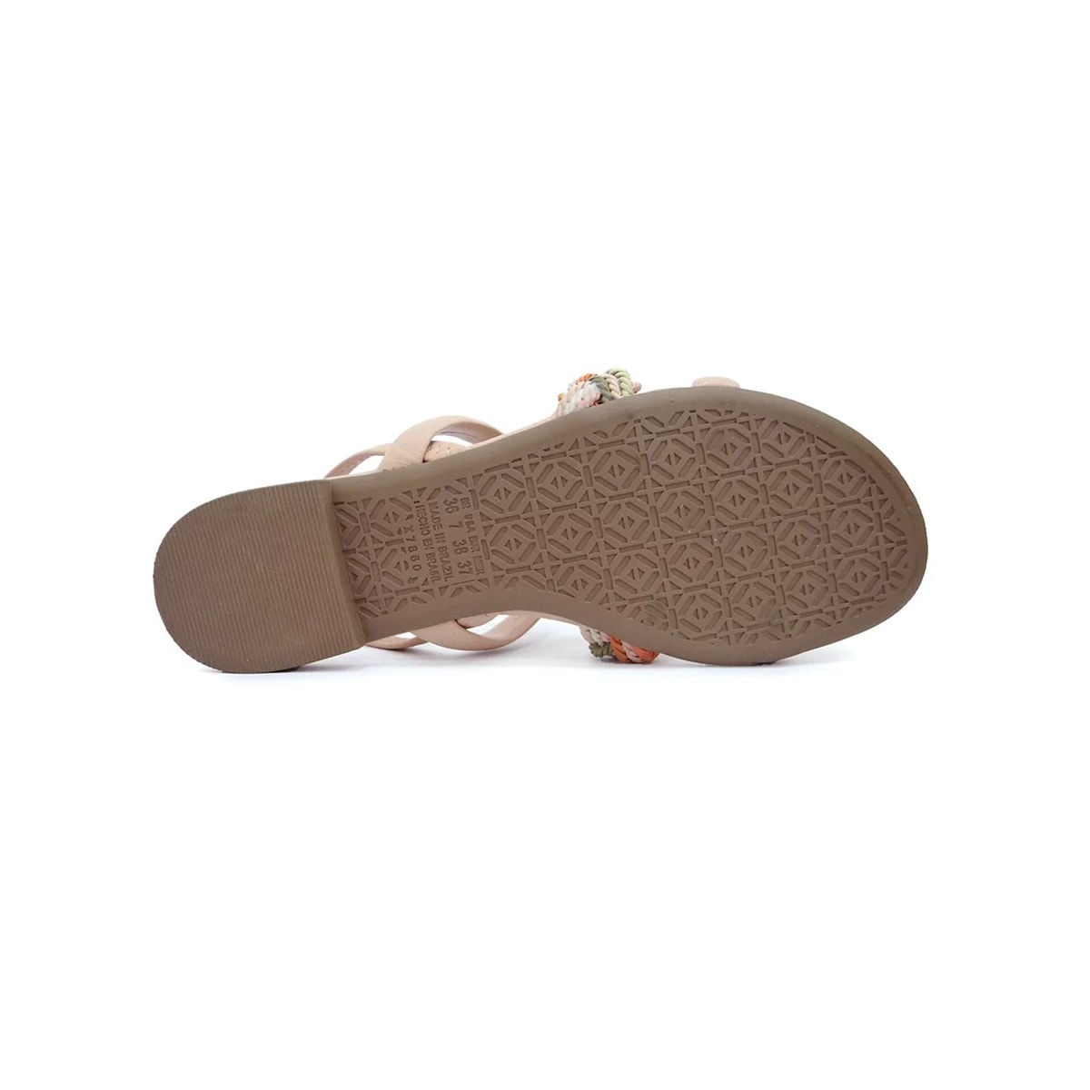 Sandália Mississipi Rasteira Q7152 Bisque/Laranja/Mate Sandália Mississipi Rasteira Q7152 Bisque/Laranja/Mate