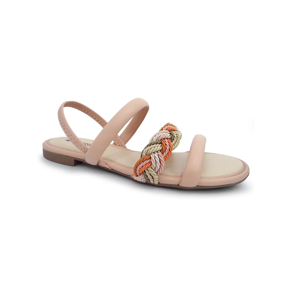 Sandália Mississipi Rasteira Q7152 Bisque/Laranja/Mate Sandália Mississipi Rasteira Q7152 Bisque/Laranja/Mate