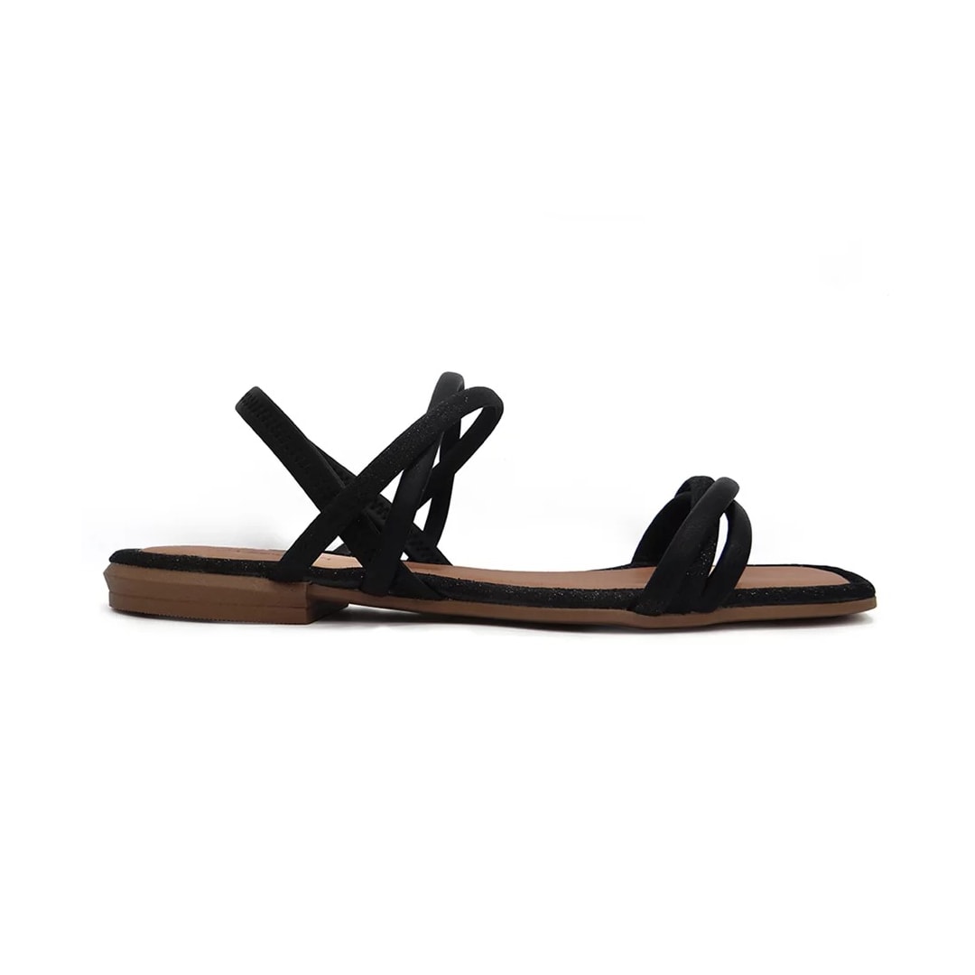 Sandália Mississipi Rasteira Q9662 Preto Sandália Mississipi Rasteira Q9662 Preto