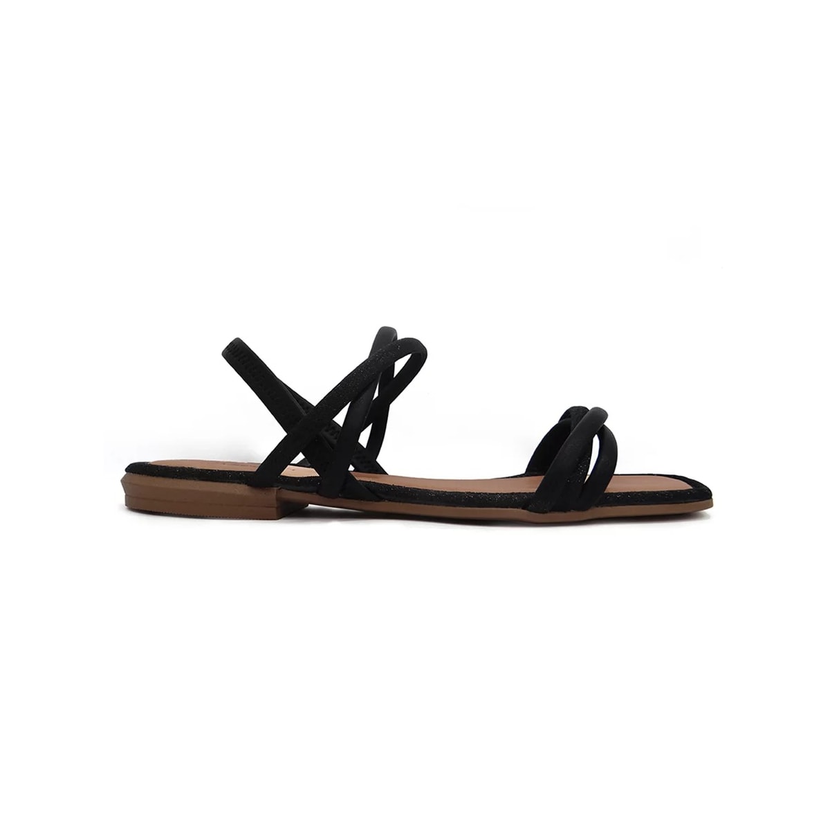 Sandália Mississipi Rasteira Q9662 Preto Sandália Mississipi Rasteira Q9662 Preto