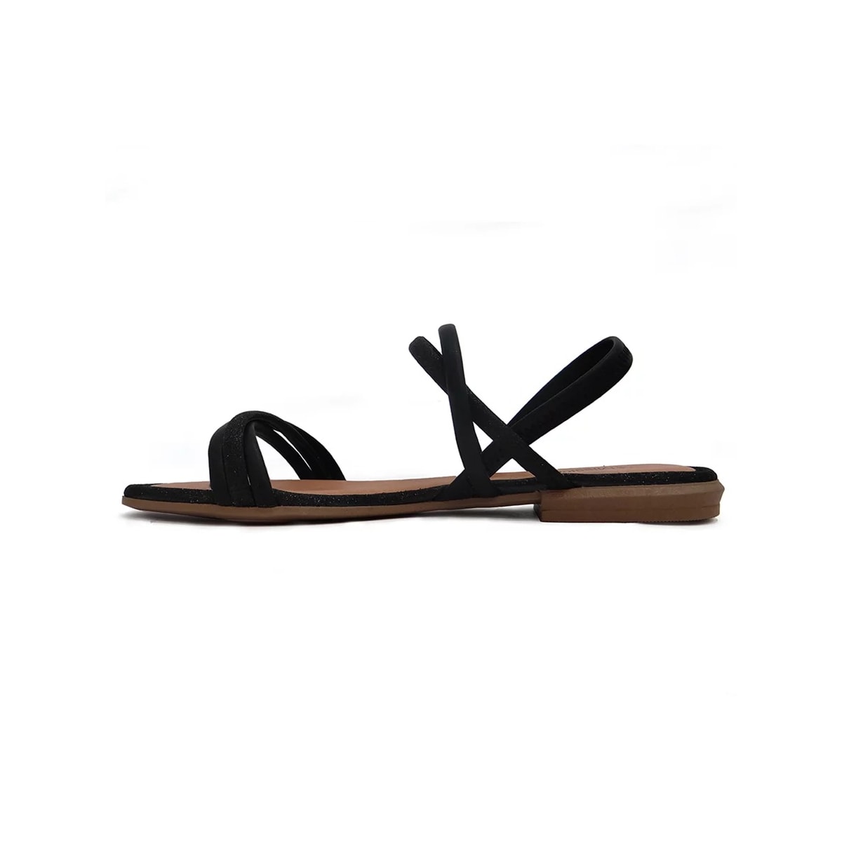 Sandália Mississipi Rasteira Q9662 Preto Sandália Mississipi Rasteira Q9662 Preto