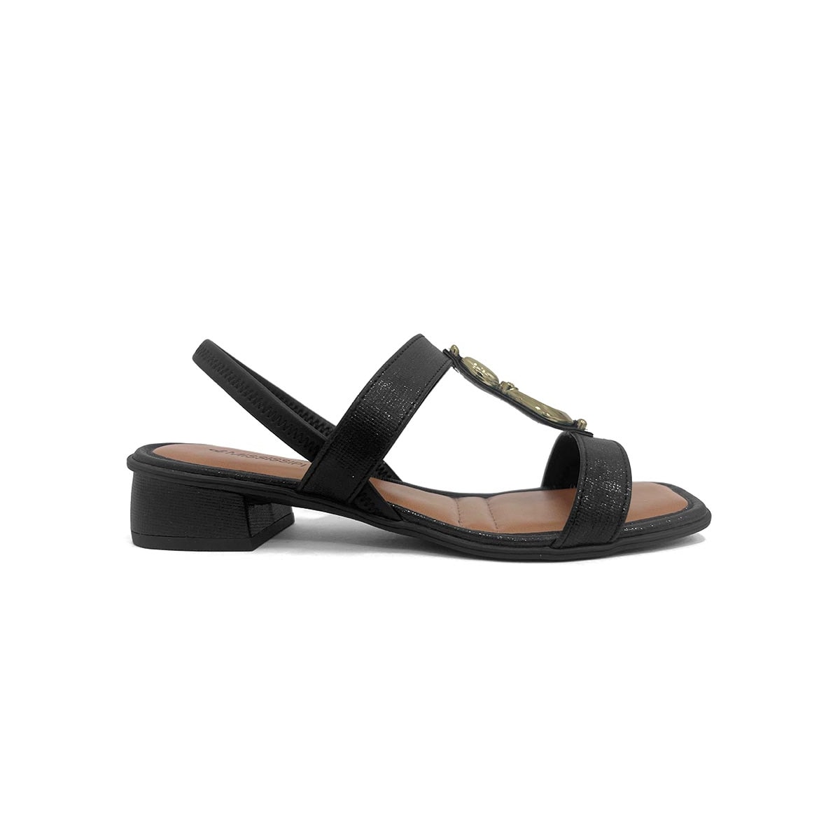 Sandália Mississipi Salto Baixo Mf893 Preto Sandália Mississipi Salto Baixo Mf893 Preto
