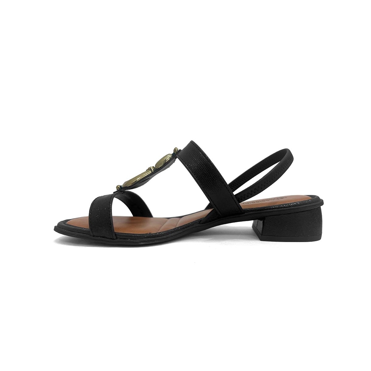 Sandália Mississipi Salto Baixo Mf893 Preto Sandália Mississipi Salto Baixo Mf893 Preto