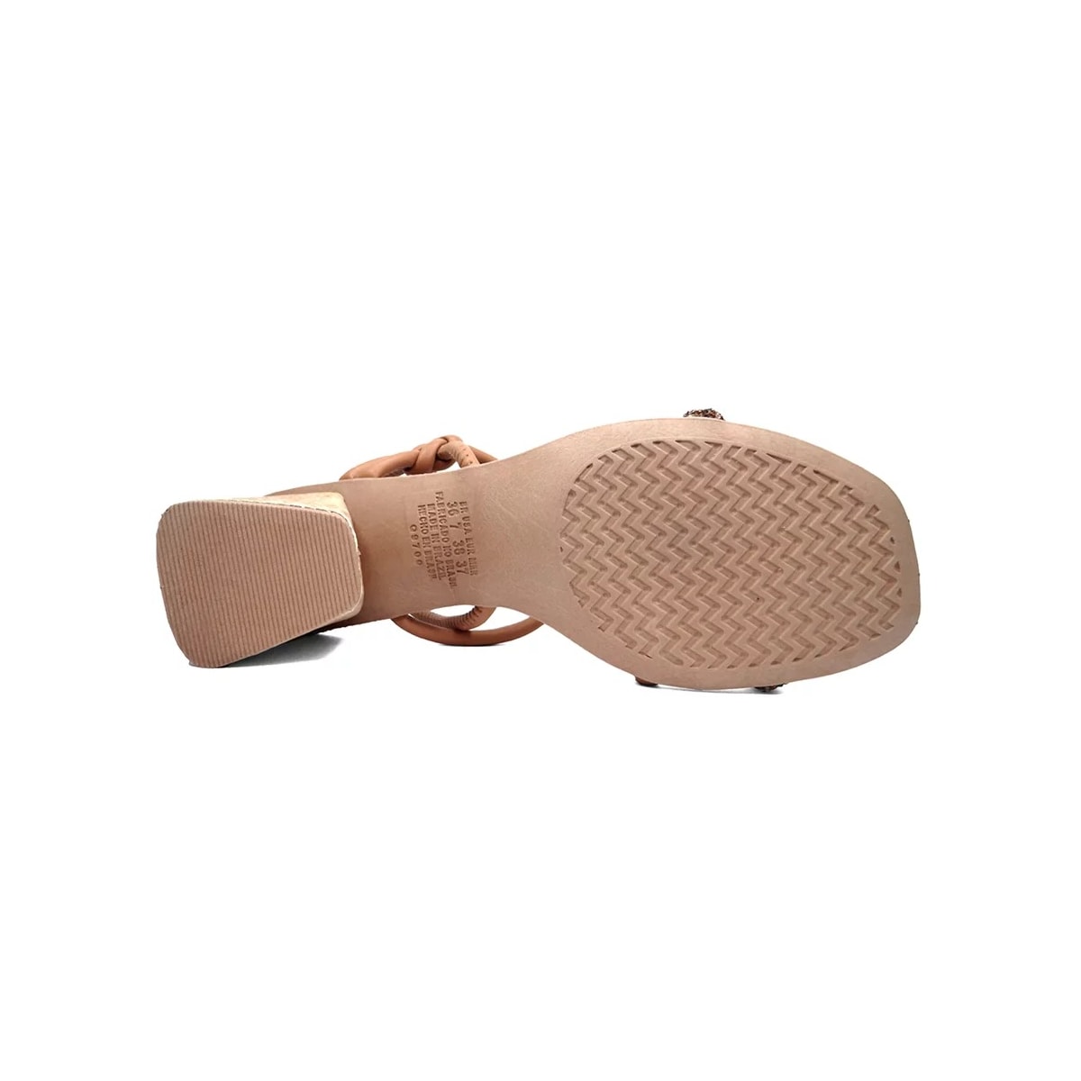 Sandália Mississipi Salto Bloco Medio Q9703 Bronze Sandália Mississipi Salto Bloco Medio Q9703 Bronze