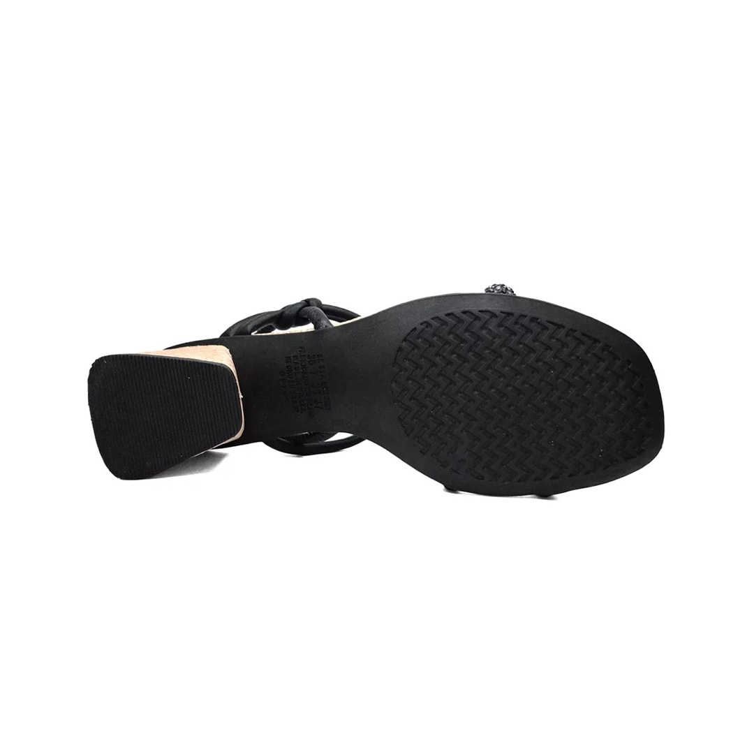 Sandália Mississipi Salto Bloco Medio Q9703 Preto Sandália Mississipi Salto Bloco Medio Q9703 Preto