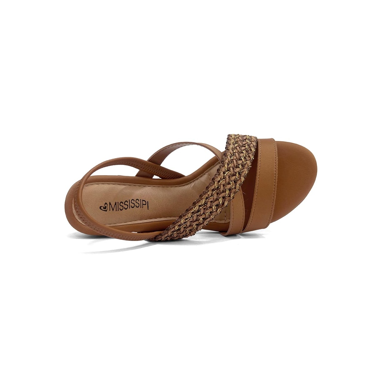 Sandália Mississipi Salto Bloco Mf941 Camel Sandália Mississipi Salto Bloco Mf941 Camel