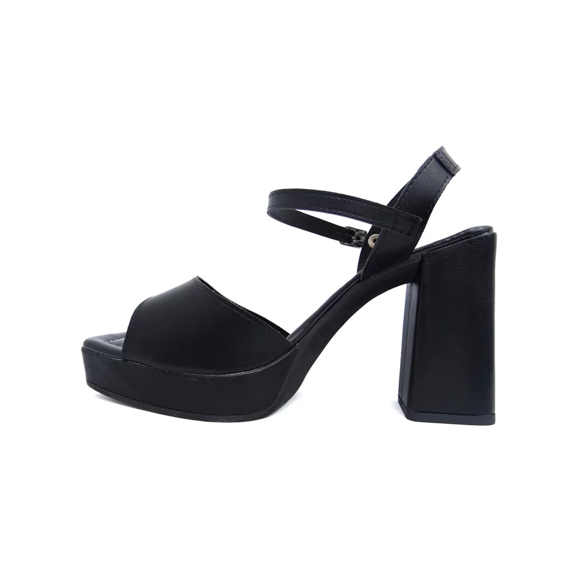 Sandália Mississipi Salto Bloco Q7232 Preto