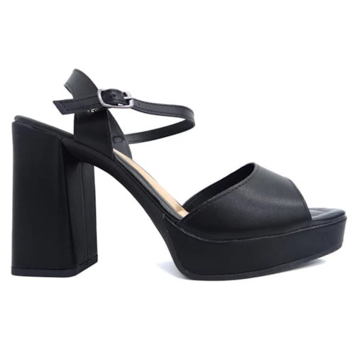 Detalhe - Sandália Mississipi Salto Bloco Q7232 Preto