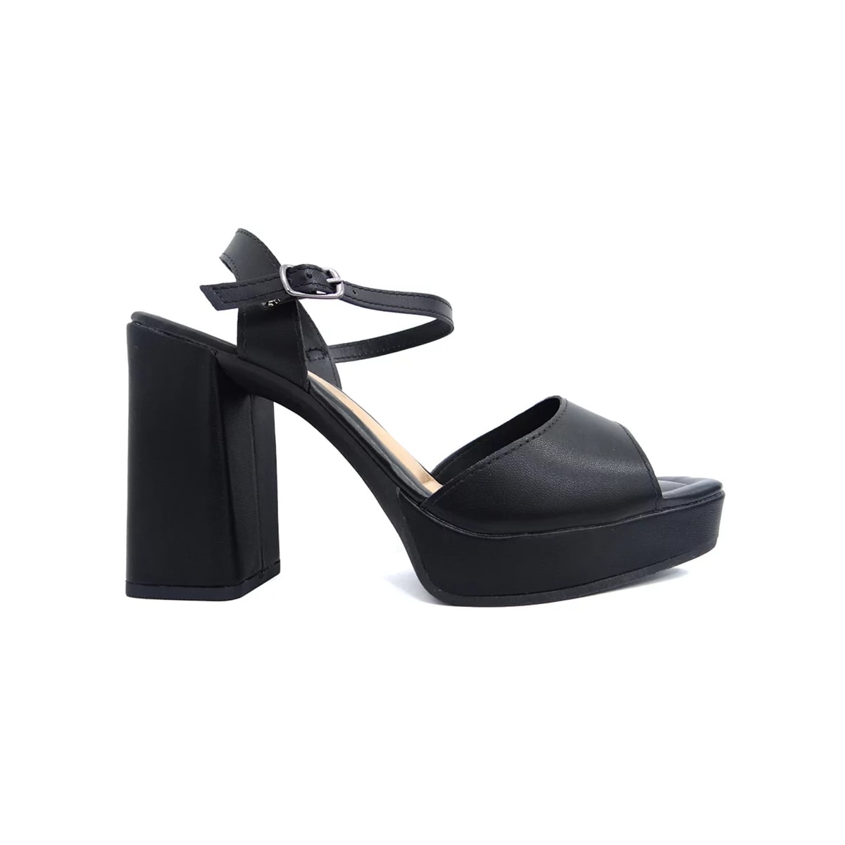 Sandália Mississipi Salto Bloco Q7232 Preto Sandália Mississipi Salto Bloco Q7232 Preto