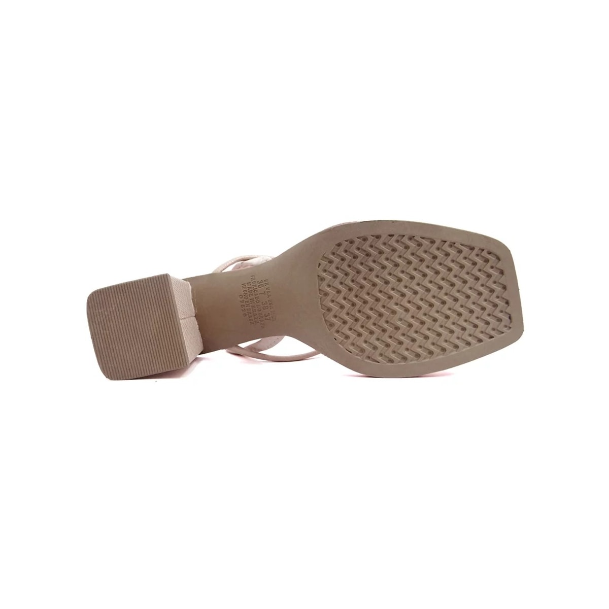 Sandália Mississipi Salto Bloco Q7522 Baunilha Sandália Mississipi Salto Bloco Q7522 Baunilha