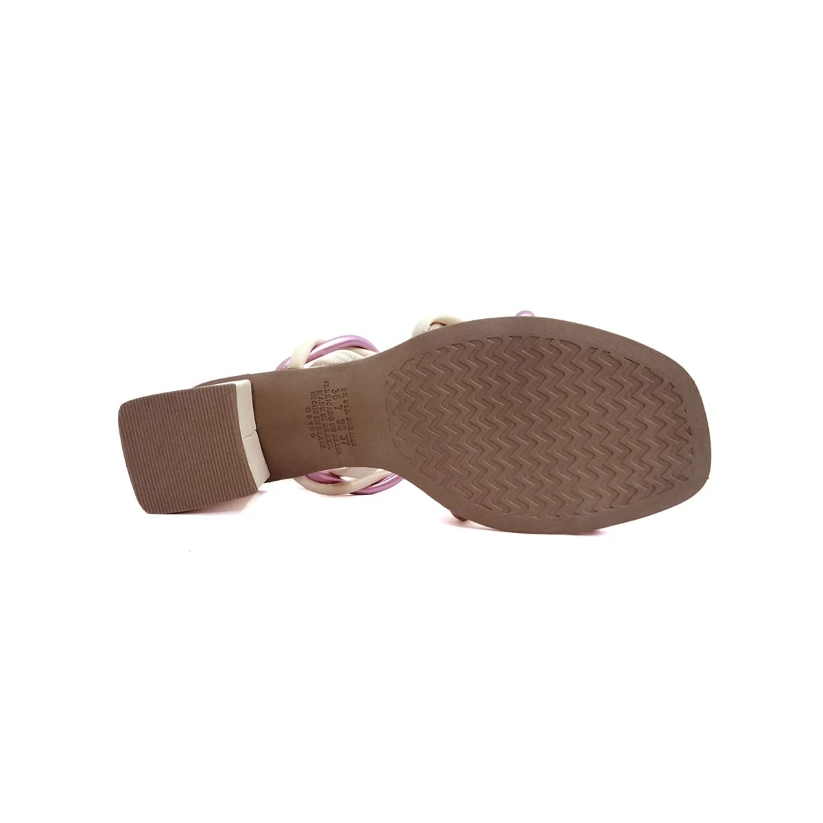 Sandália Mississipi Salto Bloco Q8192 Rosa Claro Sandália Mississipi Salto Bloco Q8192 Rosa Claro