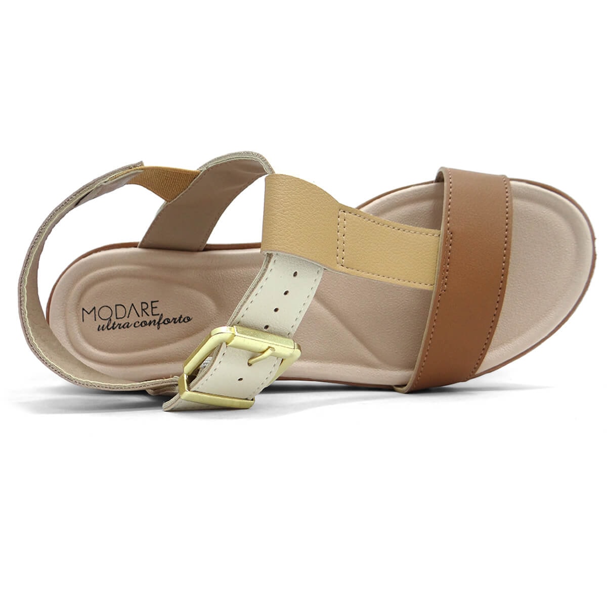 Sandália Modare Anabela Conforto 7197.103 Areia Sandália Modare Anabela Conforto 7197.103 Areia
