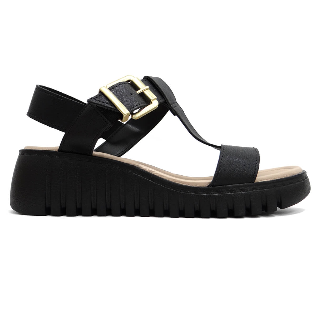 Sandália Modare Anabela Conforto 7197.103 Preto Sandália Modare Anabela Conforto 7197.103 Preto