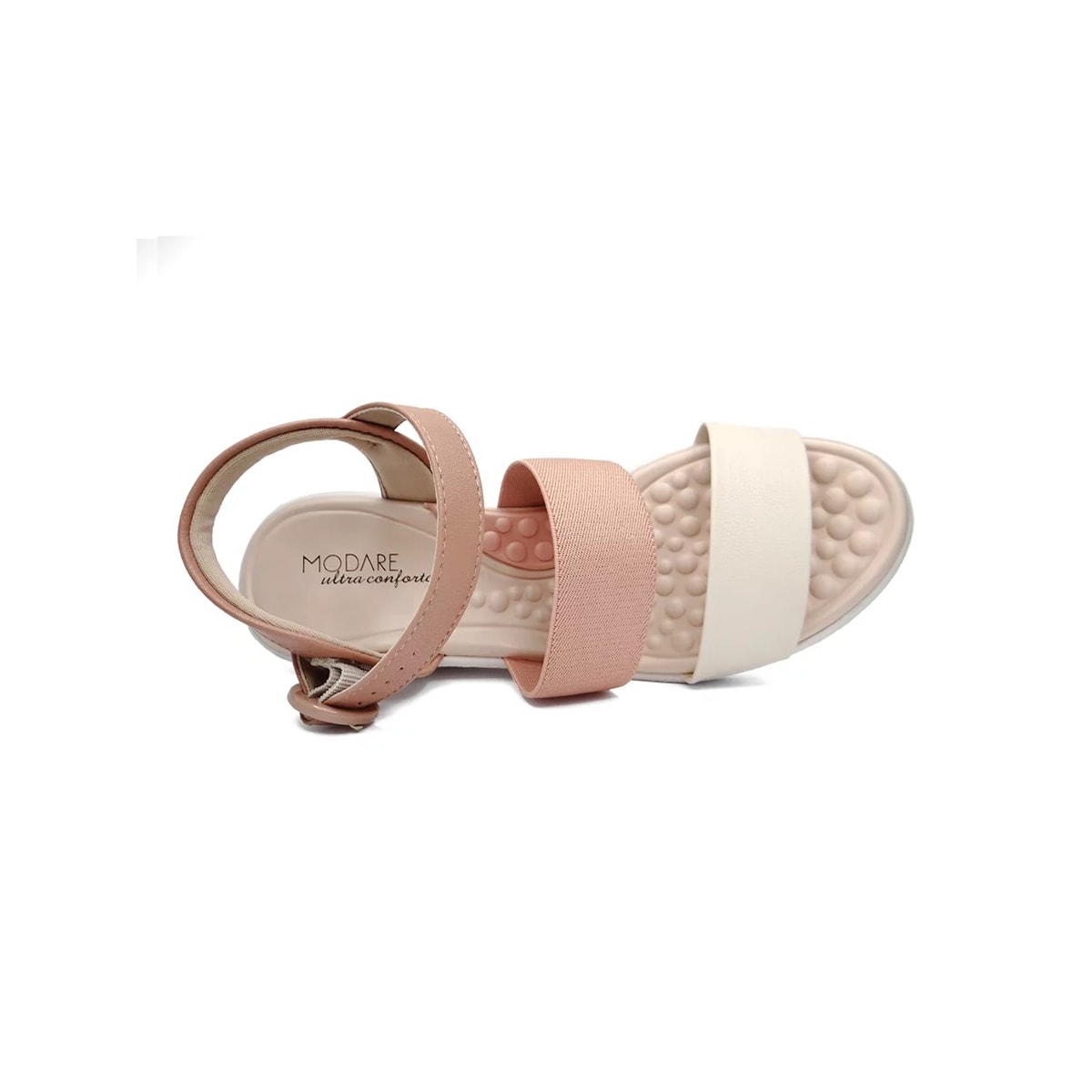Sandália Modare Anabela Ultra Conforto 7182.104 Nude/Creme/Pessego Sandália Modare Anabela Ultra Conforto 7182.104 Nude/Creme/Pessego