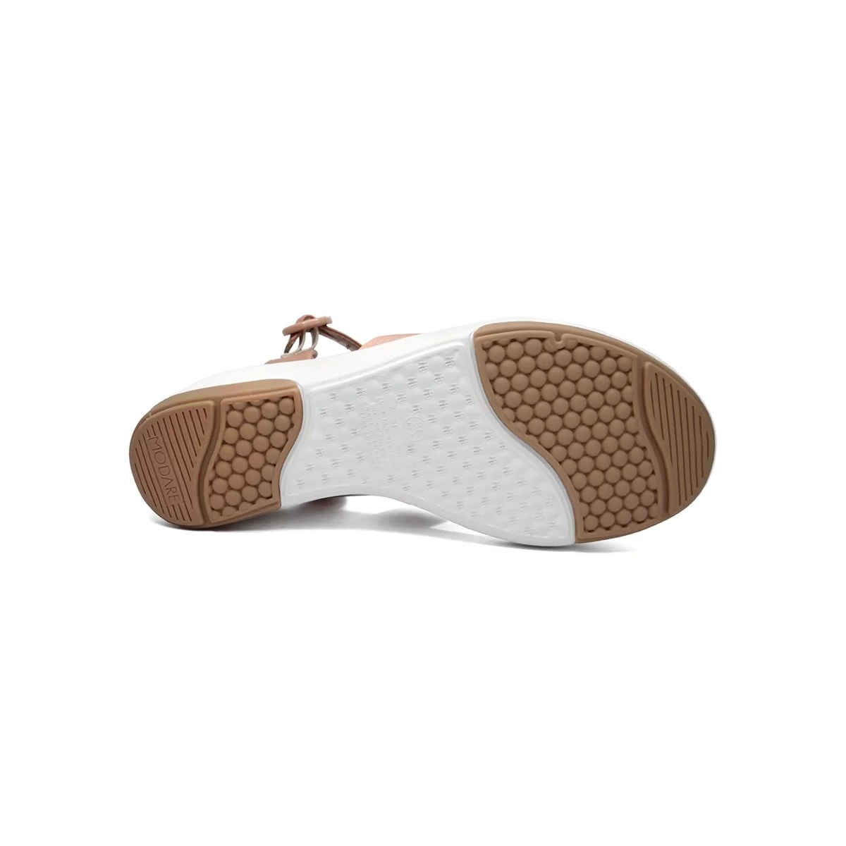 Sandália Modare Anabela Ultra Conforto 7182.104 Nude/Creme/Pessego Sandália Modare Anabela Ultra Conforto 7182.104 Nude/Creme/Pessego