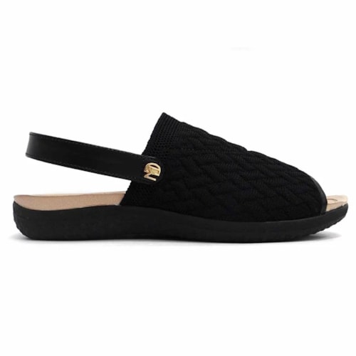 Detalhe - Sandália Modare Conforto 7125.232 Preto