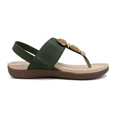 Detalhe - Sandalia Modare Conforto 7125.247 Oliva