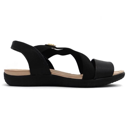 Detalhe - Sandália Modare Conforto 7125.249 Preto