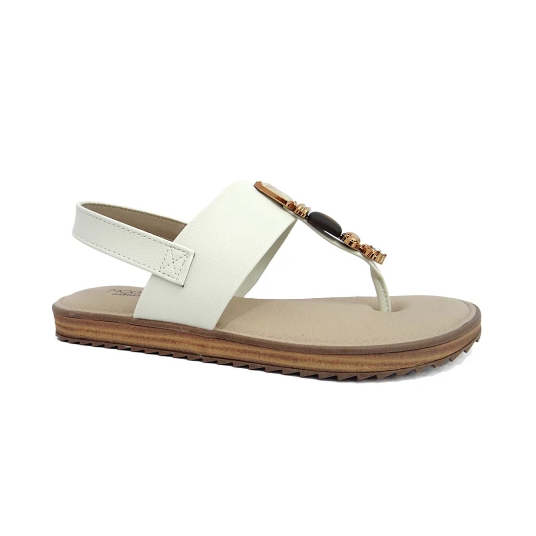 Sandália Modare Conforto 7141.120 Branco Off Sandália Modare Conforto 7141.120 Branco Off