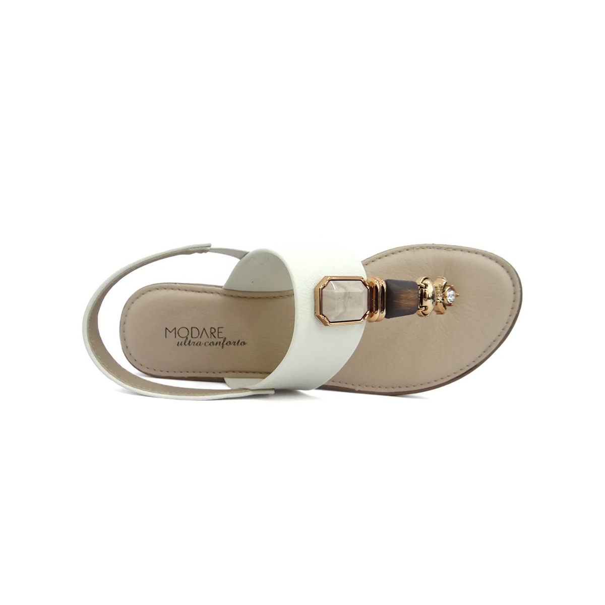 Sandália Modare Conforto 7141.120 Branco Off Sandália Modare Conforto 7141.120 Branco Off