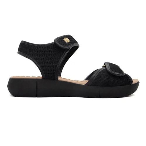 Detalhe - Sandália Modare Conforto 7142.118 Preto